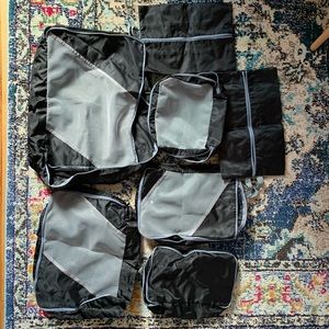 7 packing cubes - perfect for traveling!
